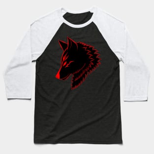 Red wolf Baseball T-Shirt